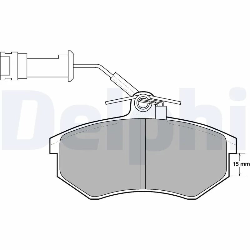 Brake Pad Set, disc brake LP444