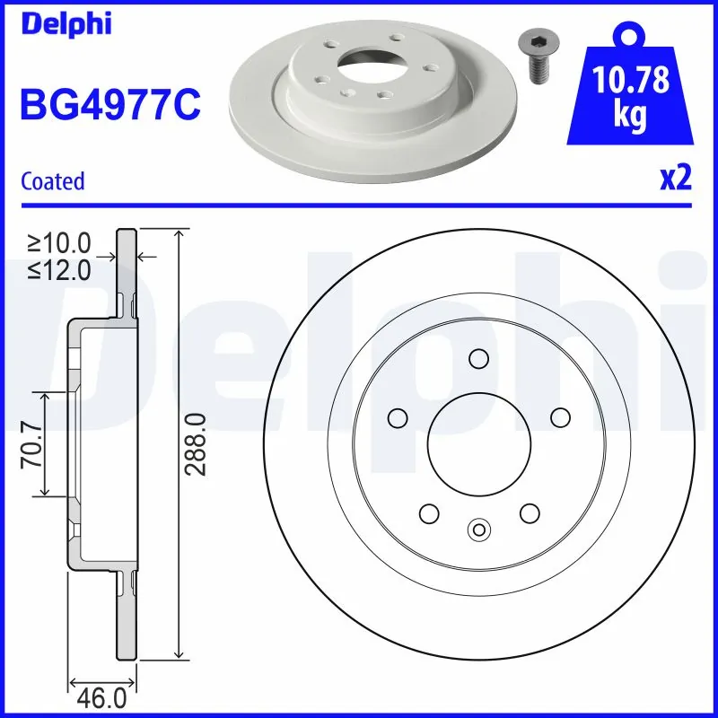 Brake Disc BG4977C