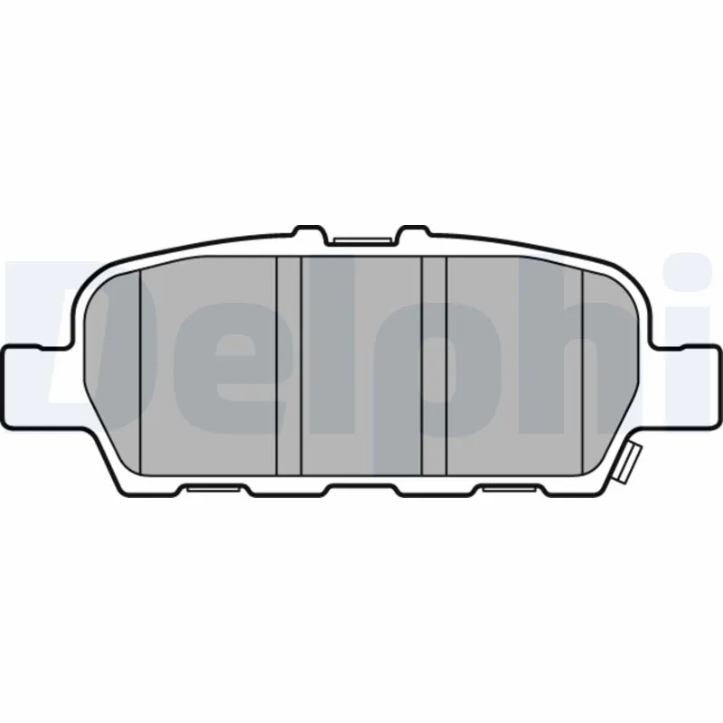 Brake Pad Set, disc brake LP3158
