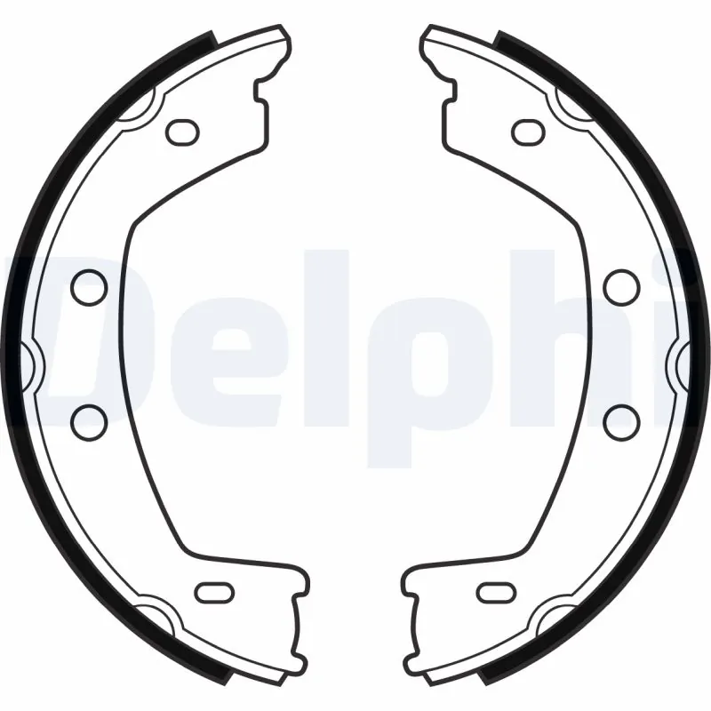 Brake Shoe Set, parking brake LS2030