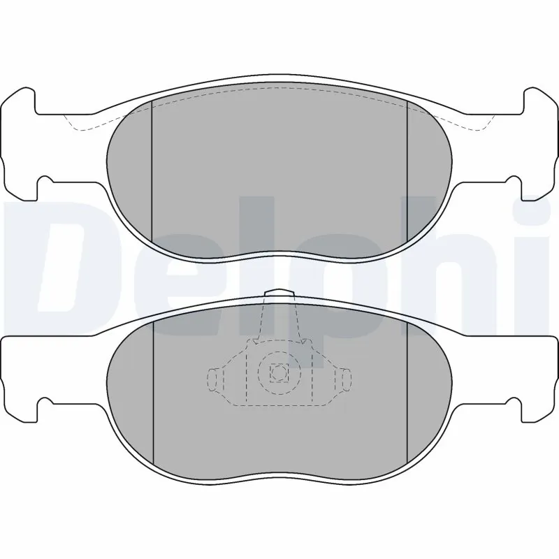 Brake Pad Set, disc brake LP1474