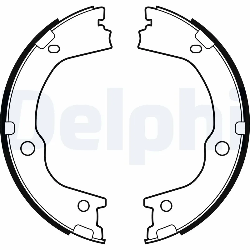 Brake Shoe Set, parking brake LS2159