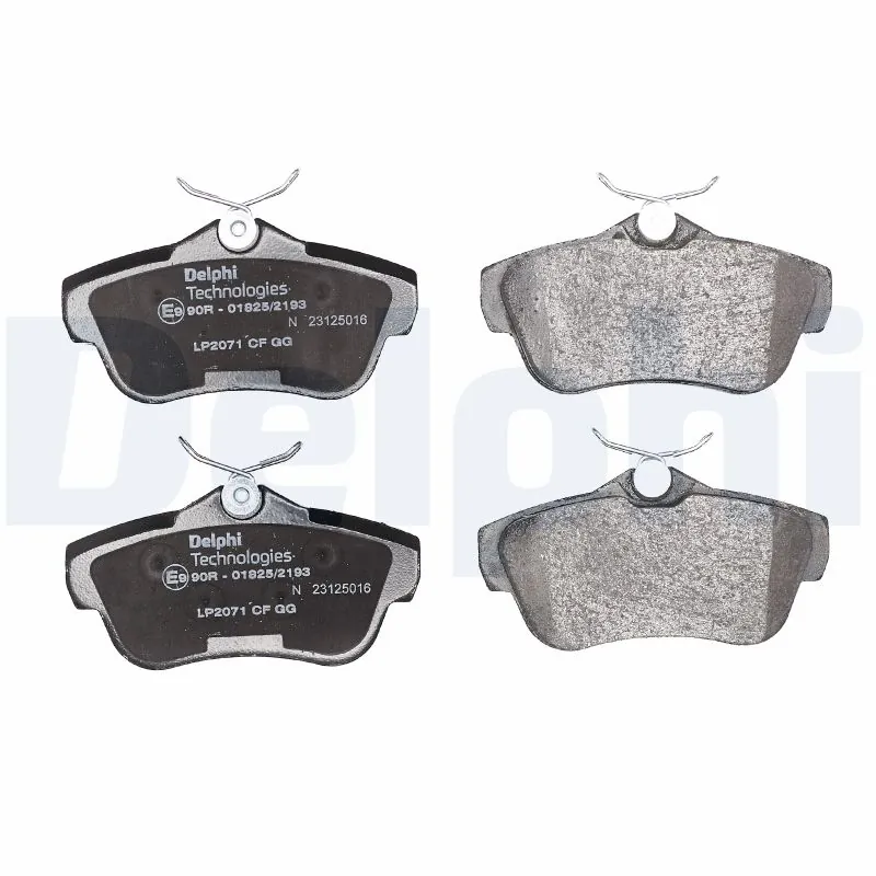 Brake Pad Set, disc brake LP2071