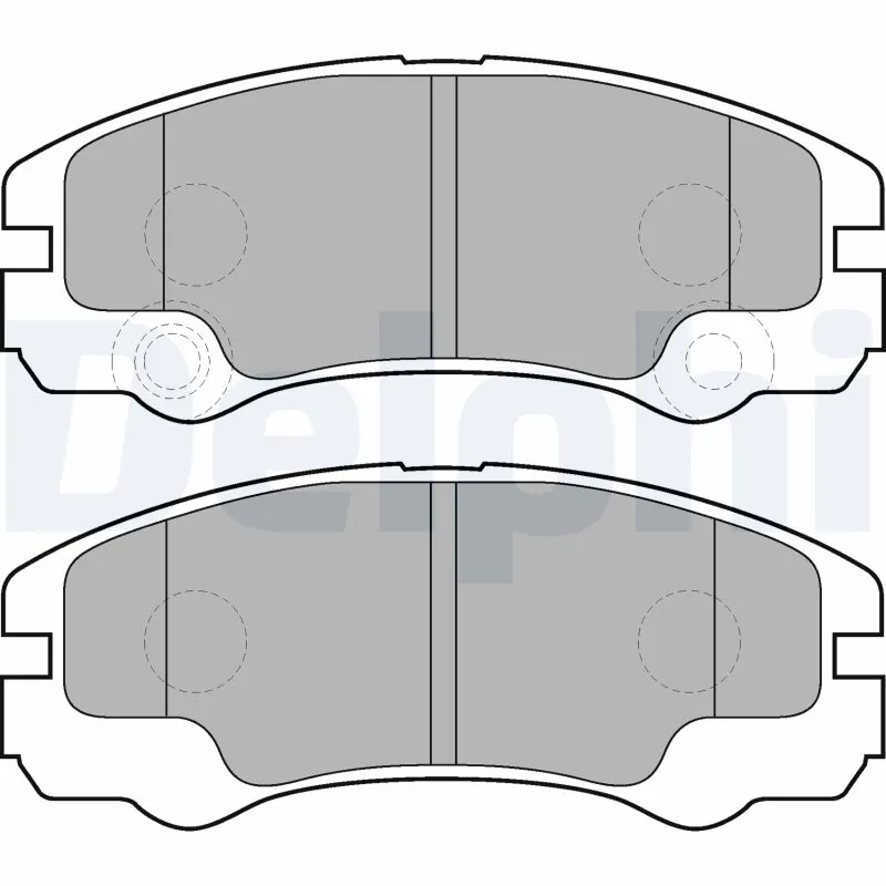 Brake Pad Set, disc brake LP1552