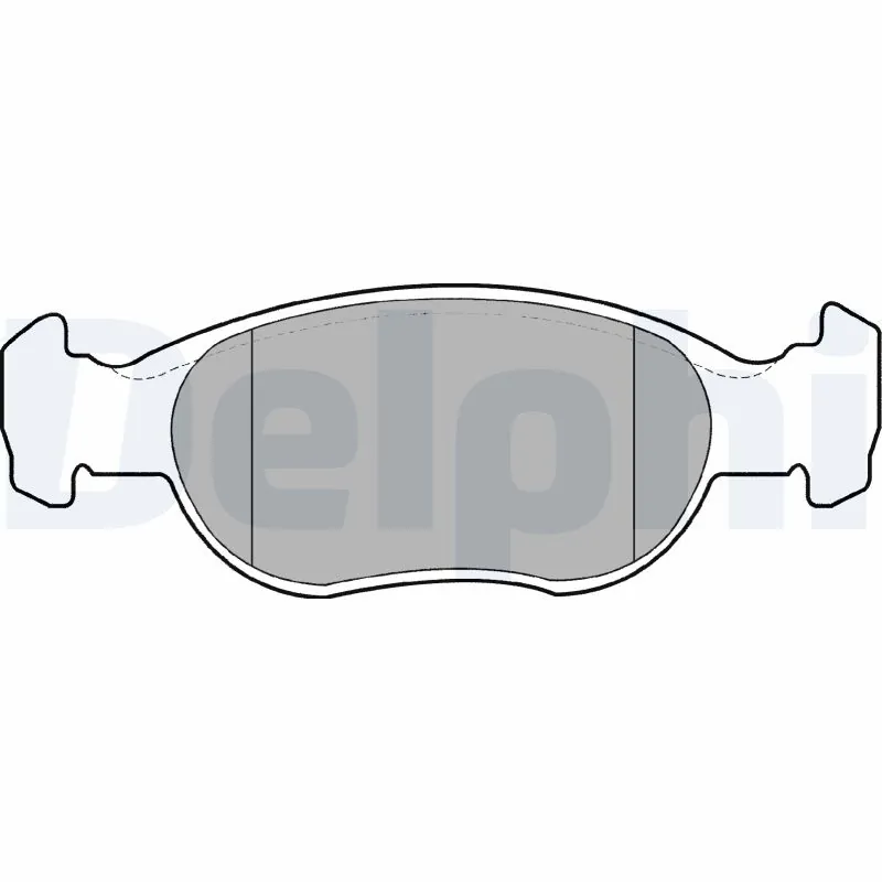 Brake Pad Set, disc brake LP1385