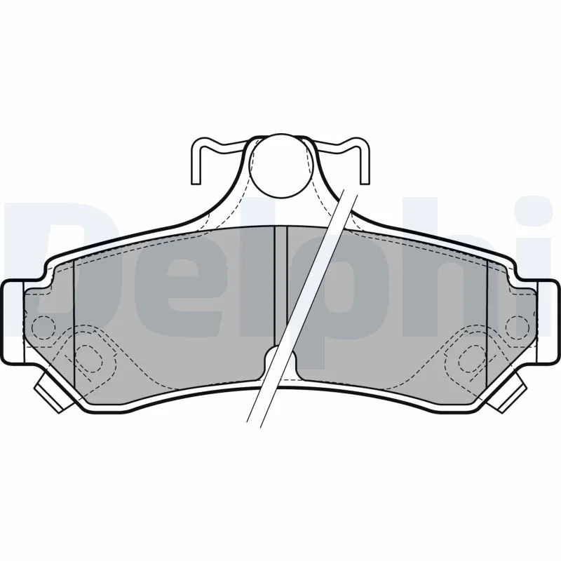 Brake Pad Set, disc brake LP2700
