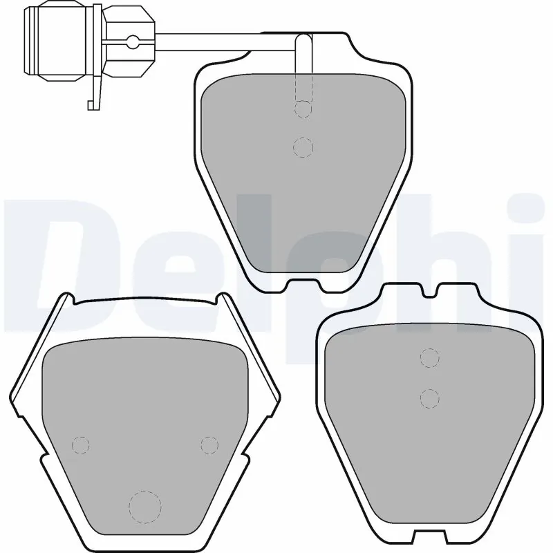 Brake Pad Set, disc brake LP1633