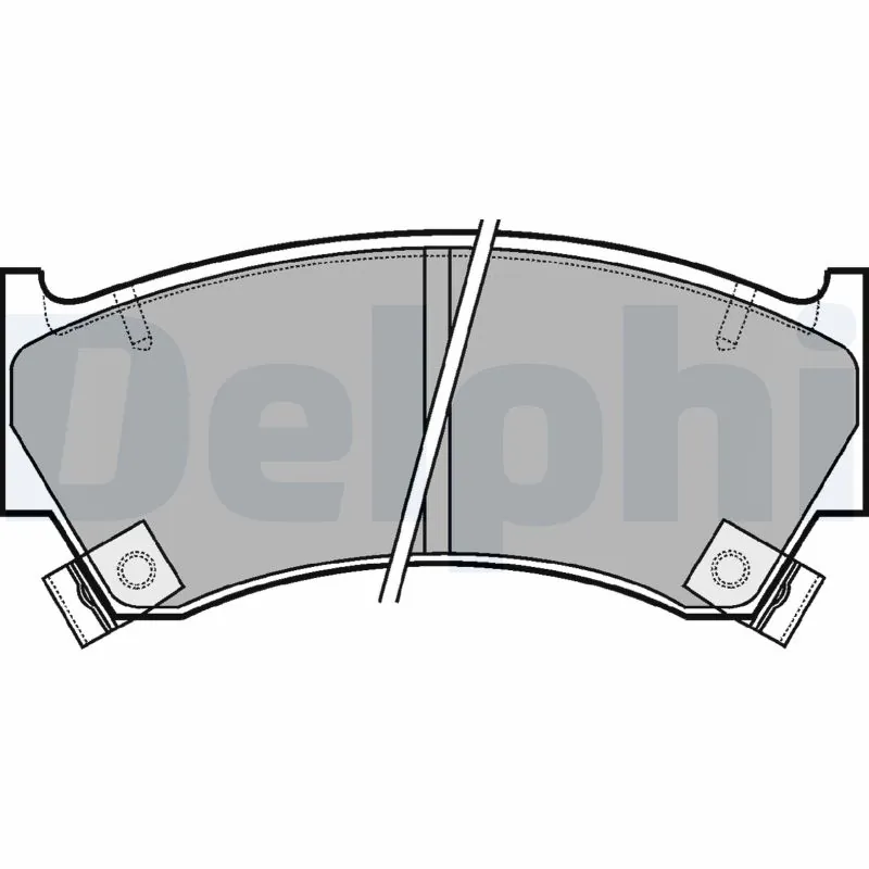 Brake Pad Set, disc brake LP1590