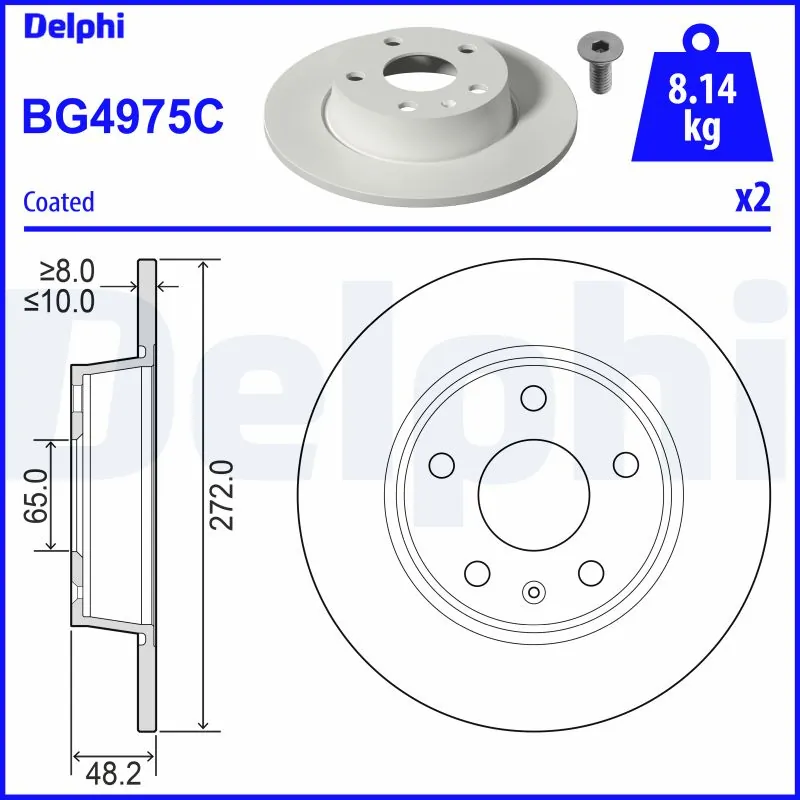 Brake Disc BG4975C