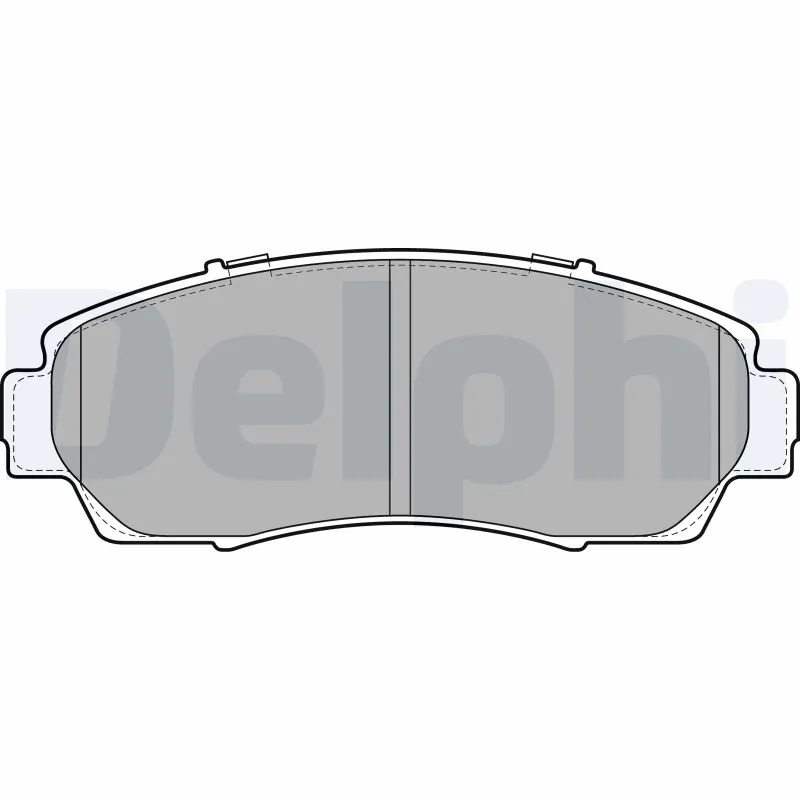 Brake Pad Set, disc brake LP2046