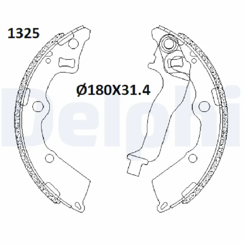 Brake Shoe Set LS2199