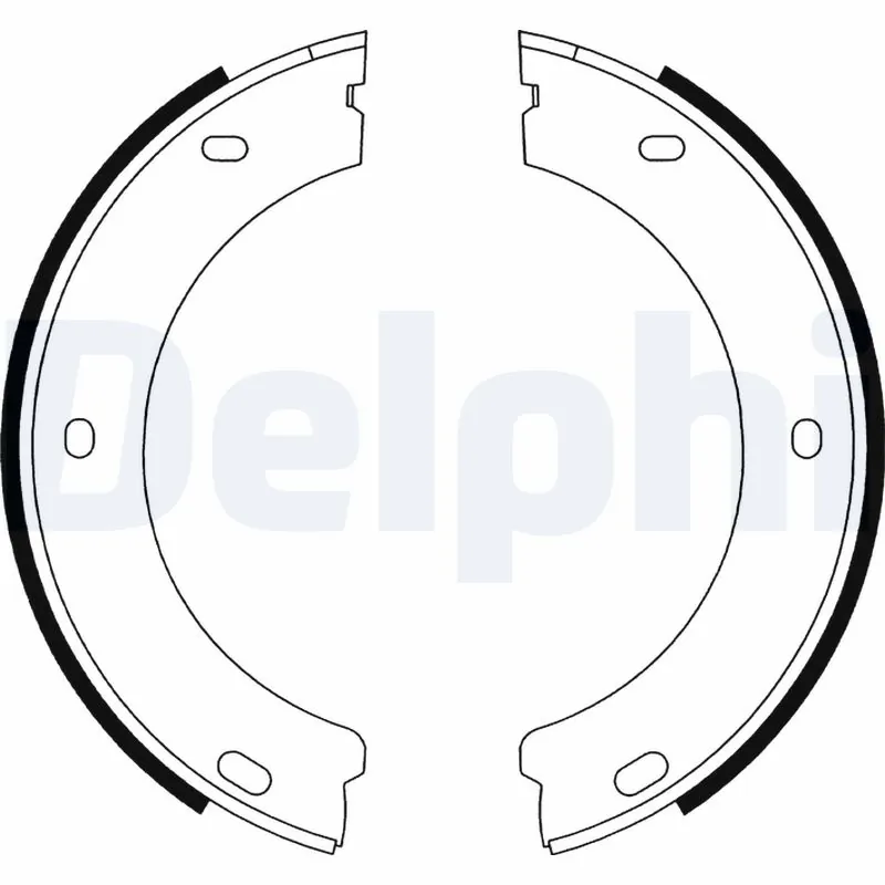 Brake Shoe Set, parking brake LS1597