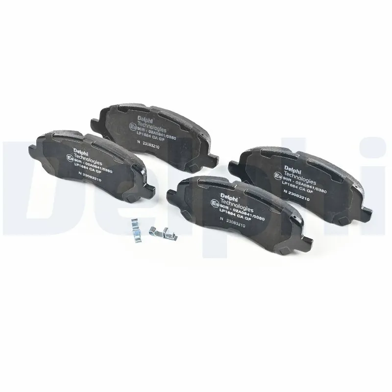 Brake Pad Set, disc brake LP1684