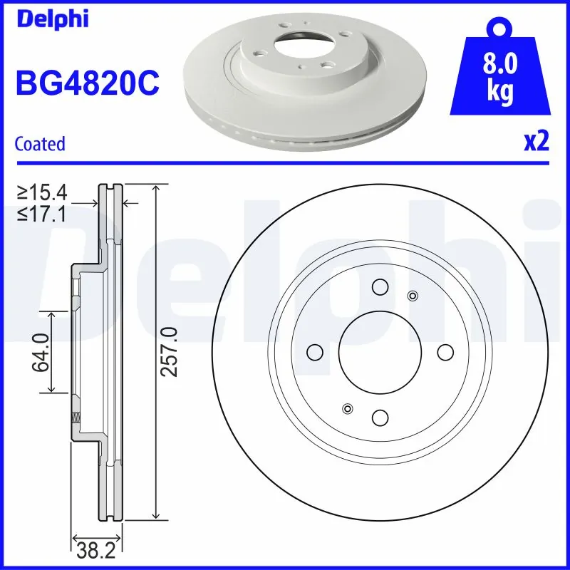 Brake Disc BG4820C