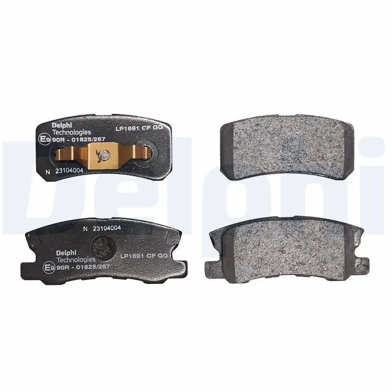 Brake Pad Set, disc brake LP1691