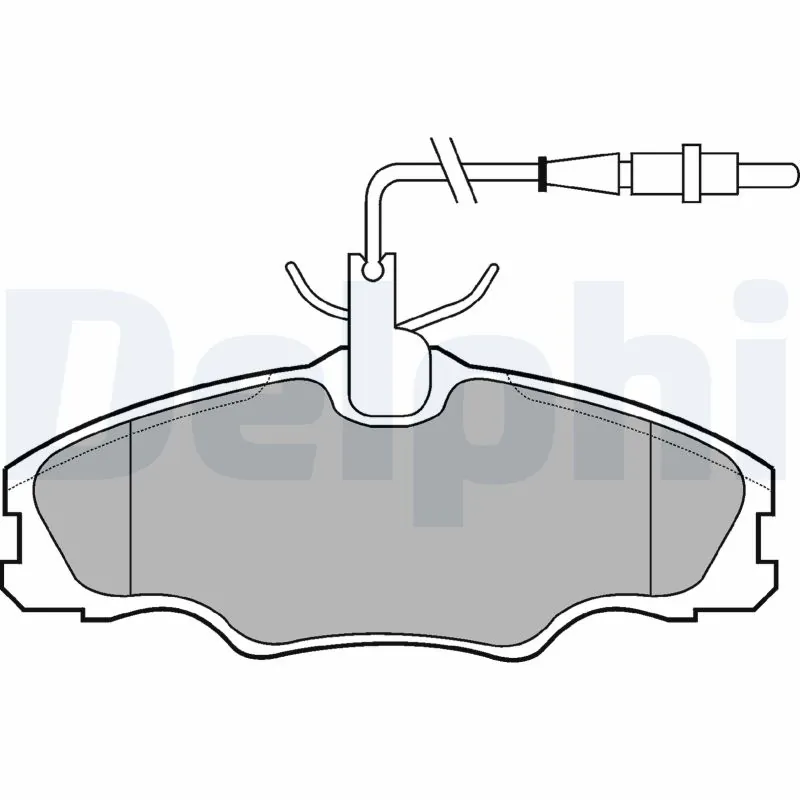 Brake Pad Set, disc brake LP985