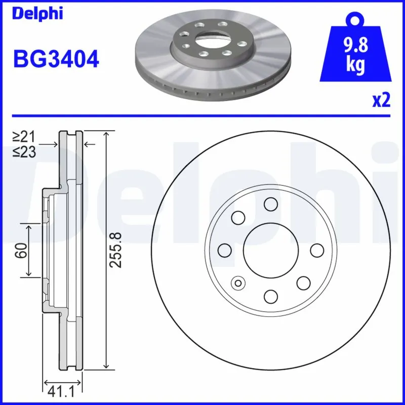 Brake Disc BG3404