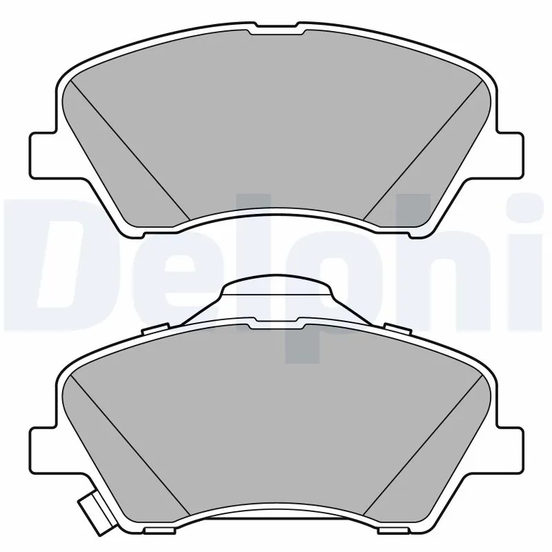 Brake Pad Set, disc brake LP3678