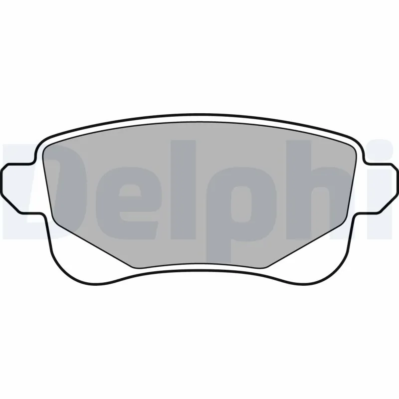 Brake Pad Set, disc brake LP3140