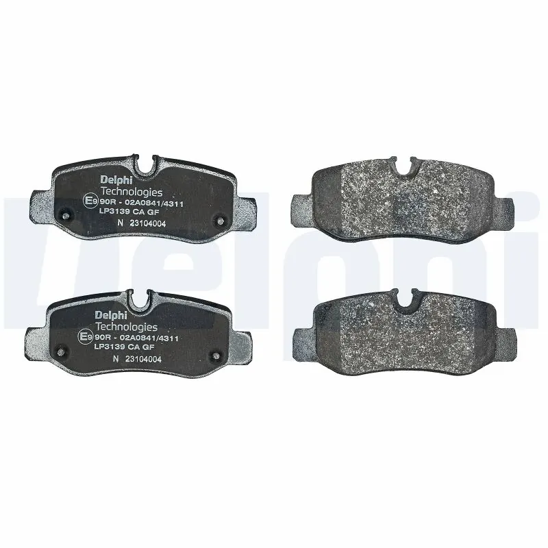 Brake Pad Set, disc brake LP3139