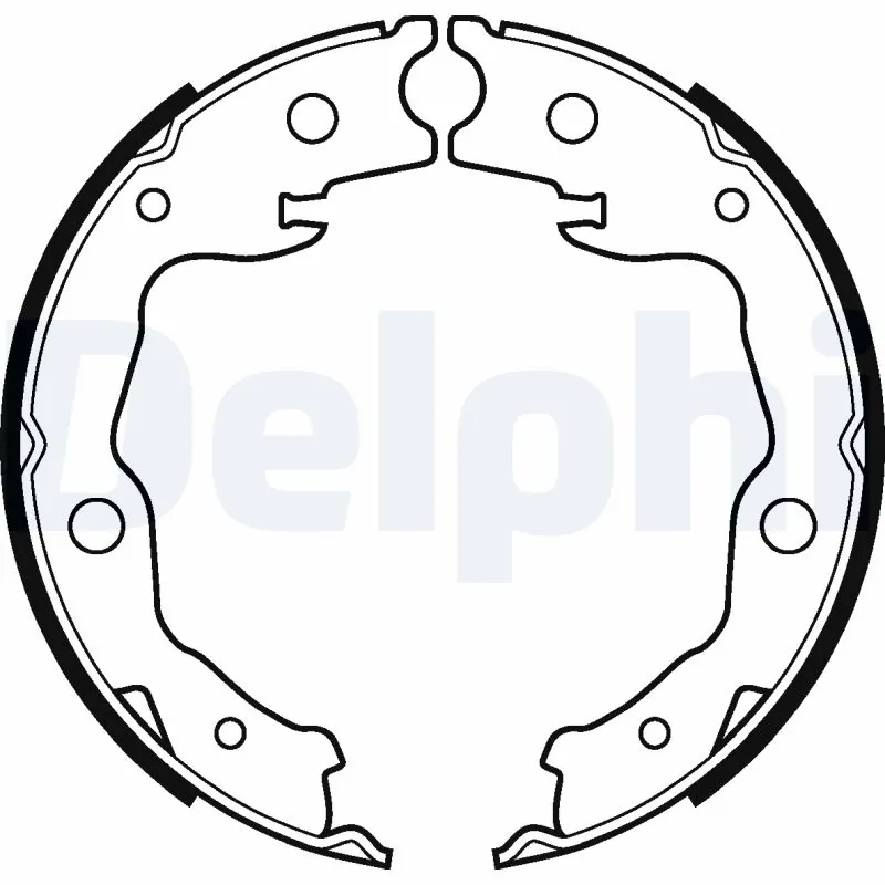 Brake Shoe Set, parking brake LS2116