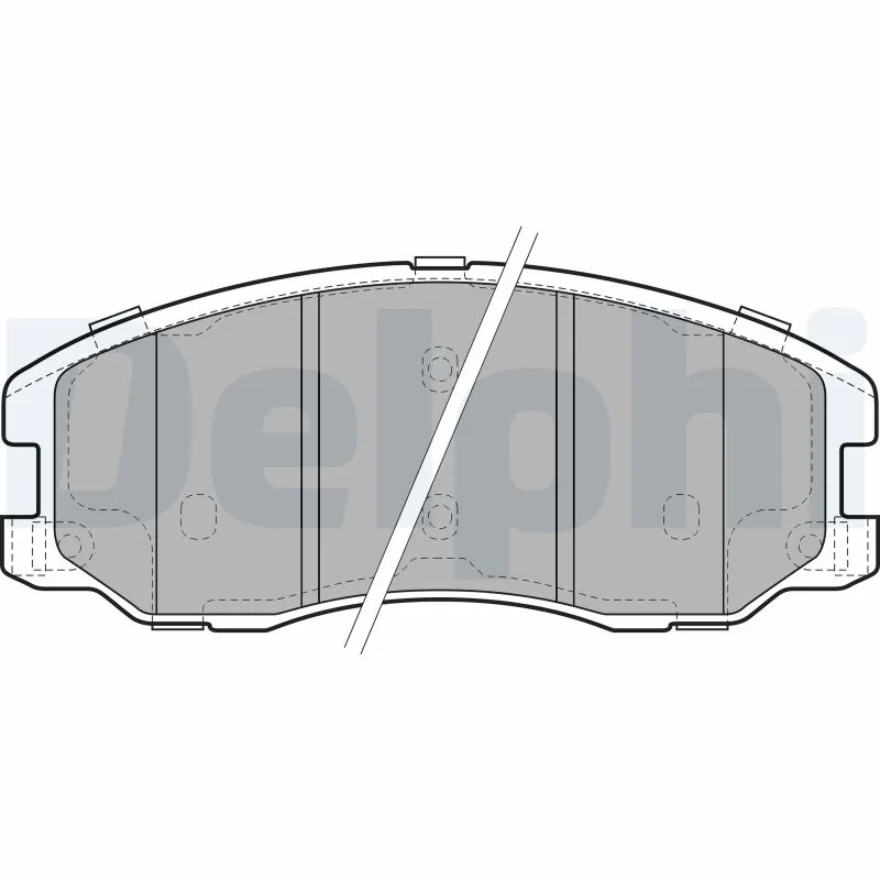 Brake Pad Set, disc brake LP1987