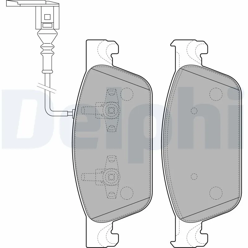 Brake Pad Set, disc brake LP2199