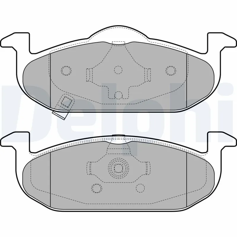 Brake Pad Set, disc brake LP2695