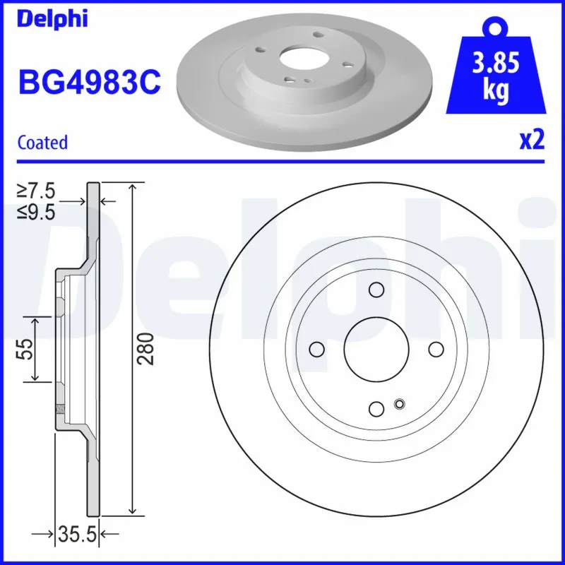 Brake Disc BG4983C