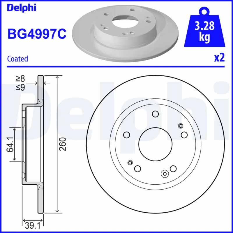 Brake Disc BG4997C