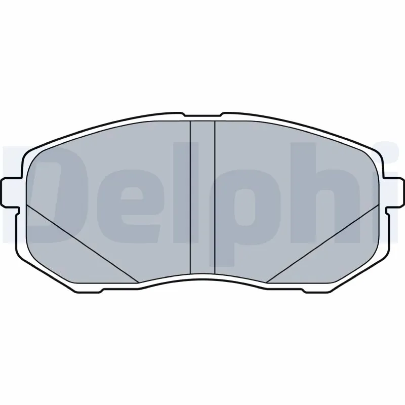 Brake Pad Set, disc brake LP3538