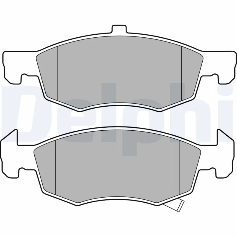 Brake Pad Set, disc brake LP3163
