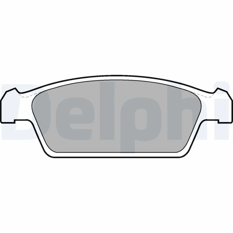 Brake Pad Set, disc brake LP1100