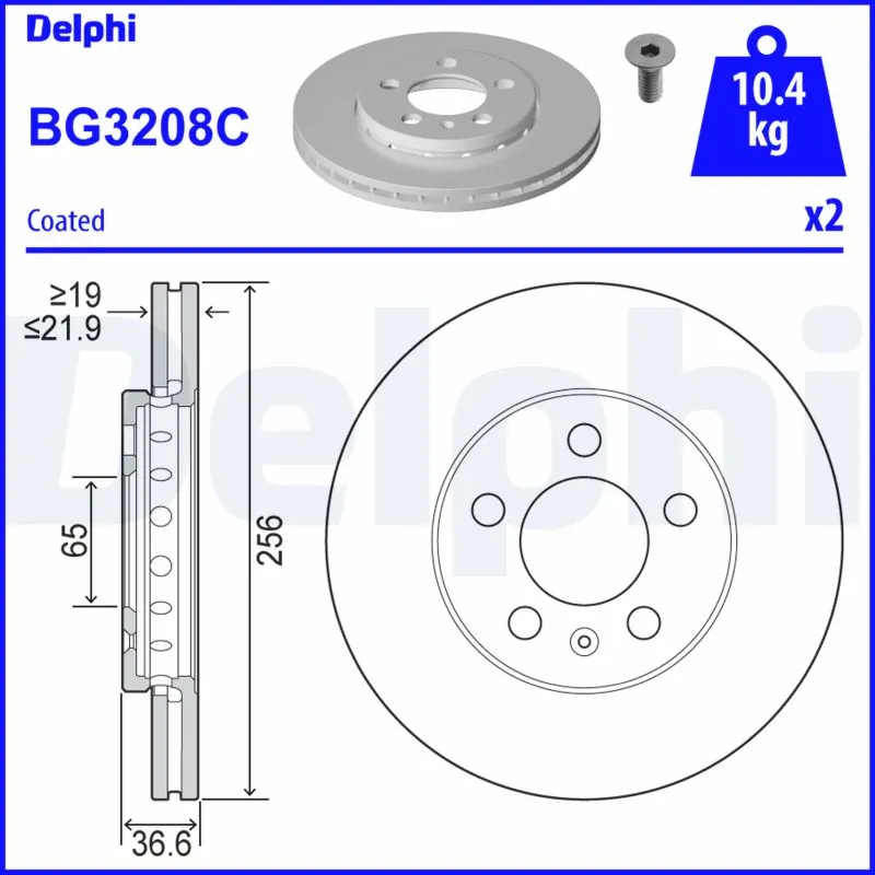 Brake Disc BG3208C