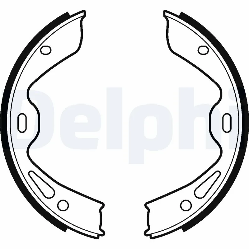 Brake Shoe Set, parking brake LS2120