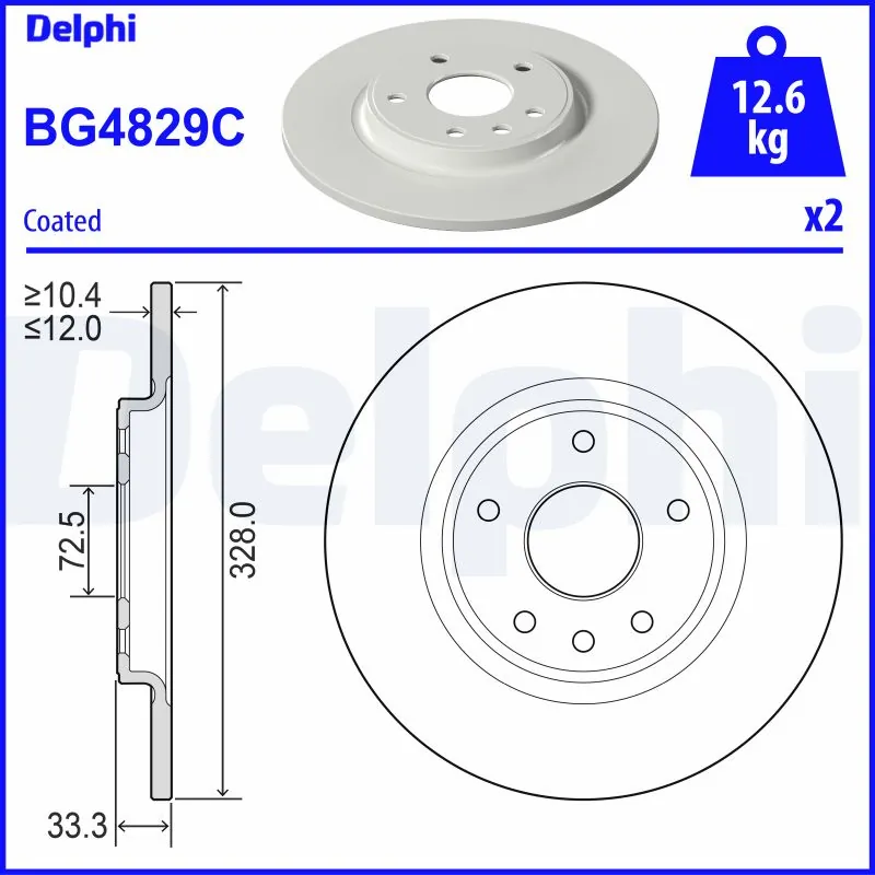 Brake Disc BG4829C