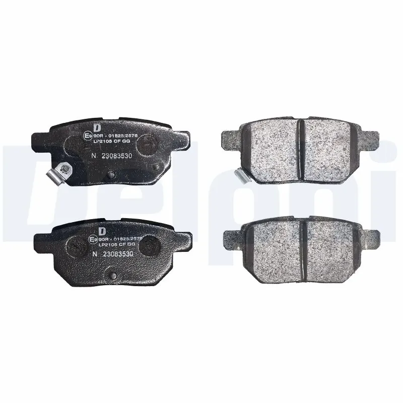 Bremsbelagsatz, Scheibenbremse LP2105
