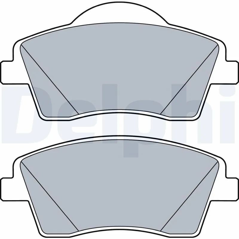 Brake Pad Set, disc brake LP3528