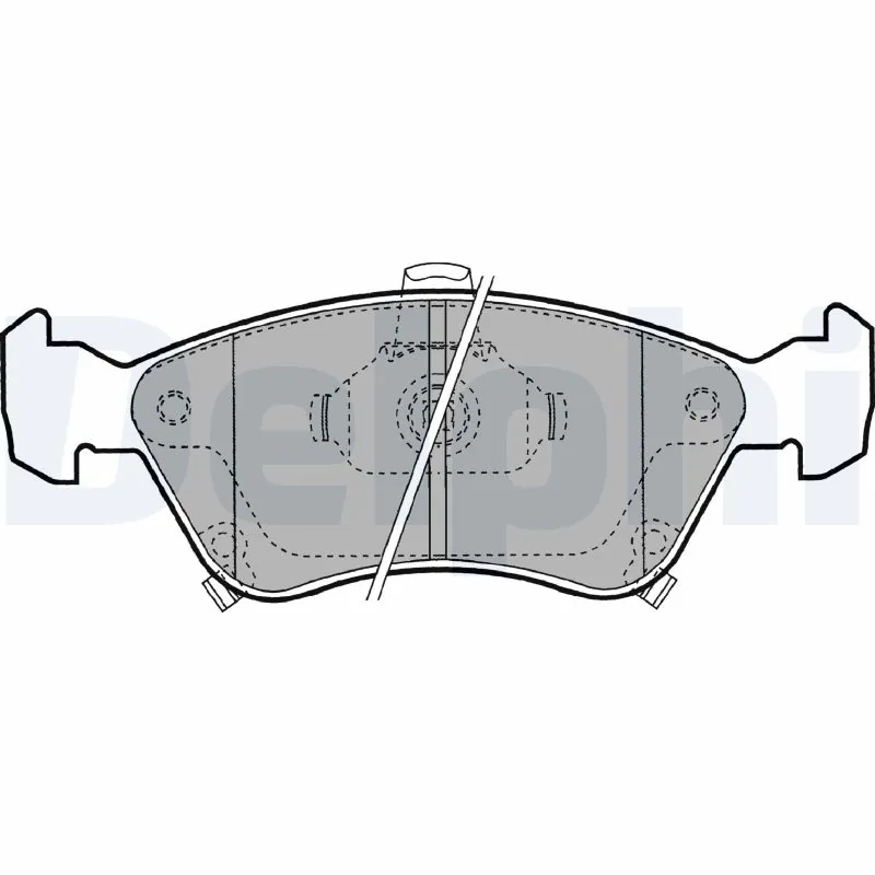 Brake Pad Set, disc brake LP1231