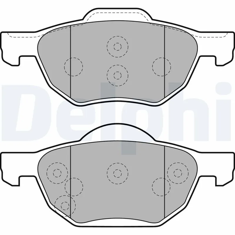 Brake Pad Set, disc brake LP1862