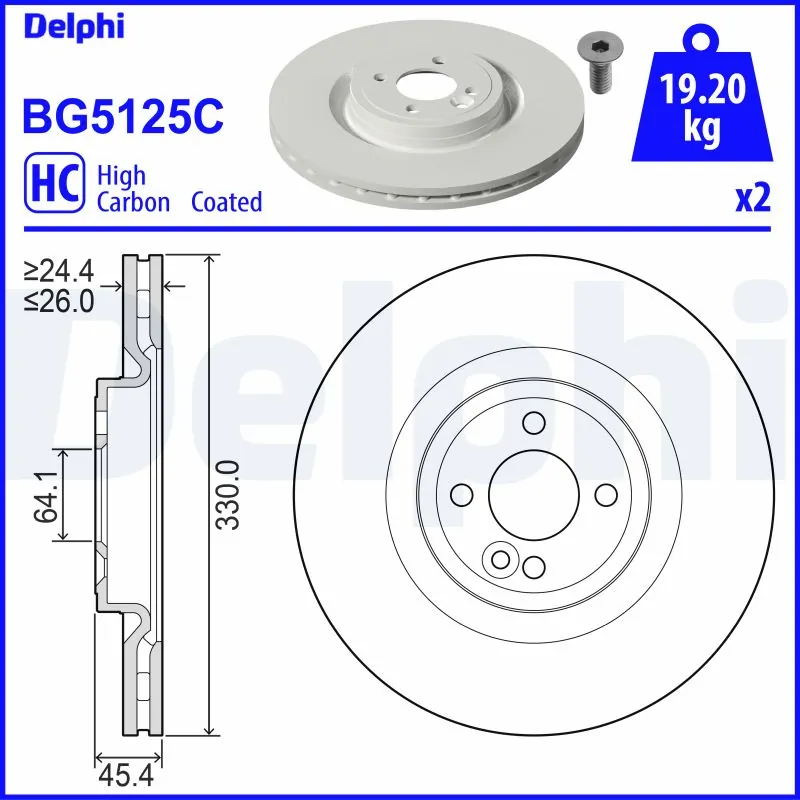 Brake Disc BG5125C