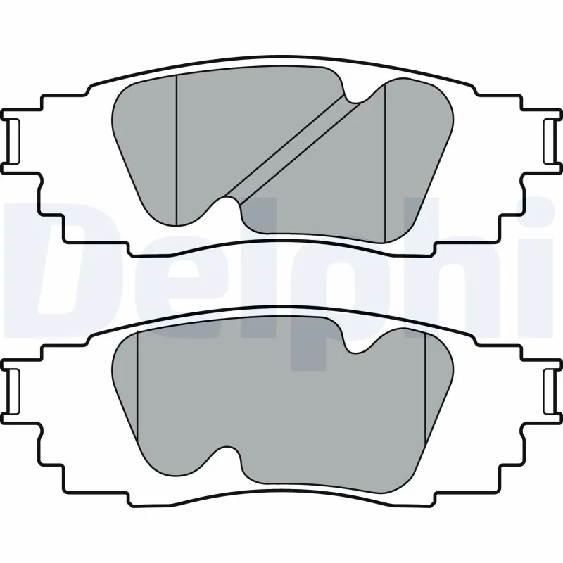 Brake Pad Set, disc brake LP3392