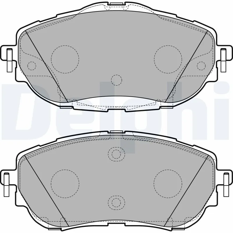 Brake Pad Set, disc brake LP2691