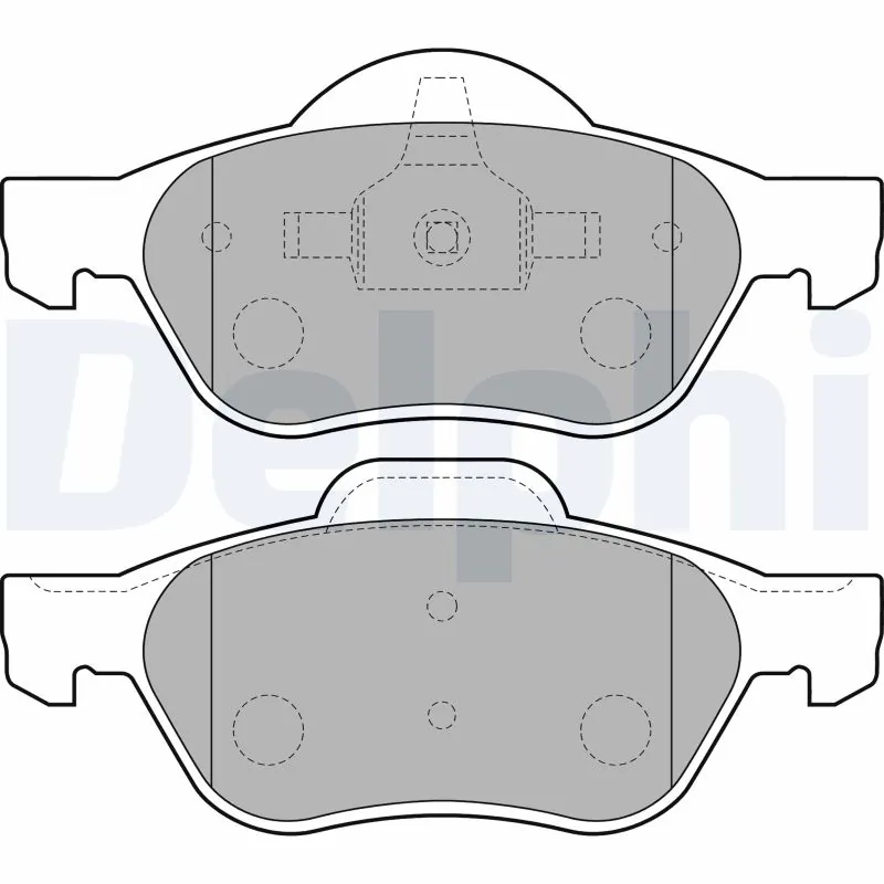 Brake Pad Set, disc brake LP1714