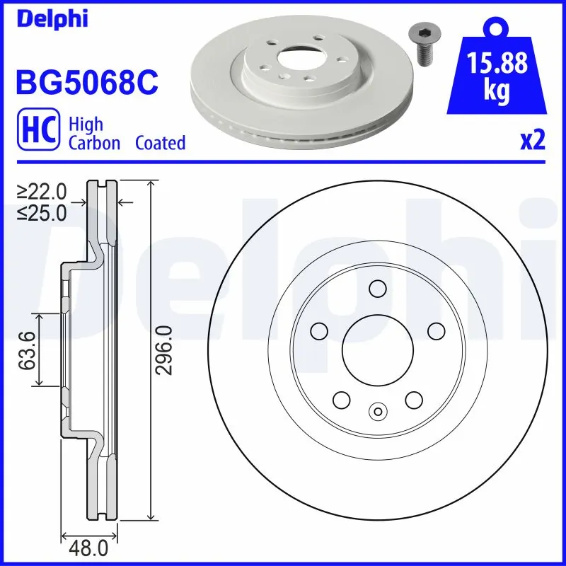 Brake Disc BG5068C