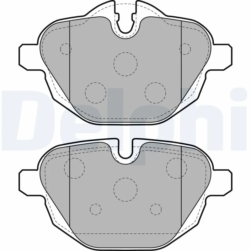 Brake Pad Set, disc brake LP2162
