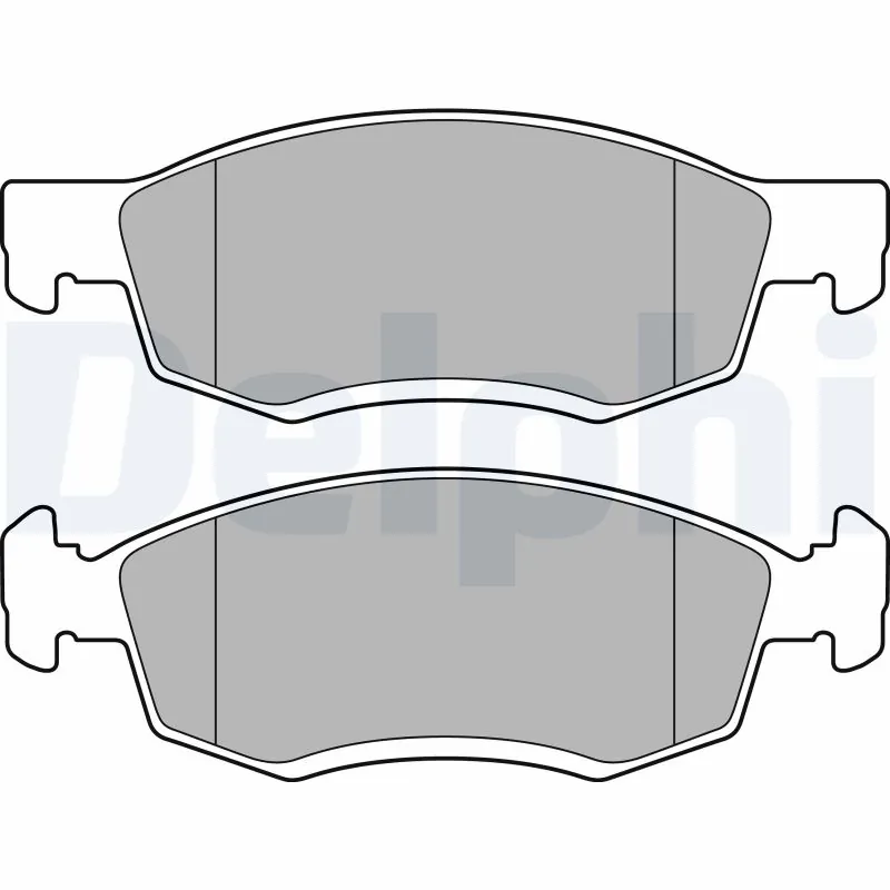Brake Pad Set, disc brake LP2137