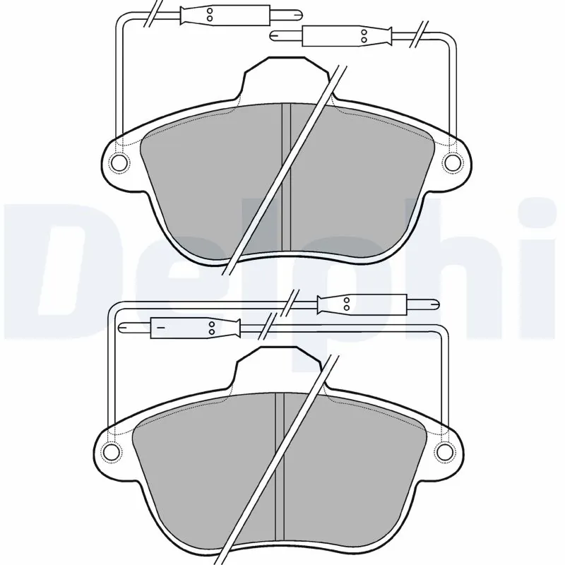Brake Pad Set, disc brake LP741