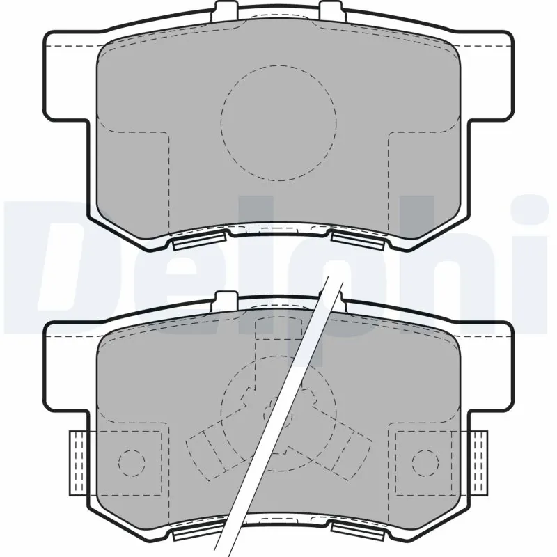 Brake Pad Set, disc brake LP1972