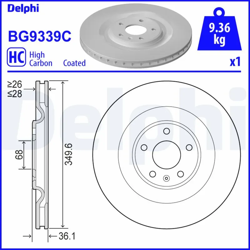 Brake Disc BG9339C